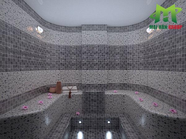 Top mẫu phòng xông hơi ướt được gia đình và spa yêu chuộng