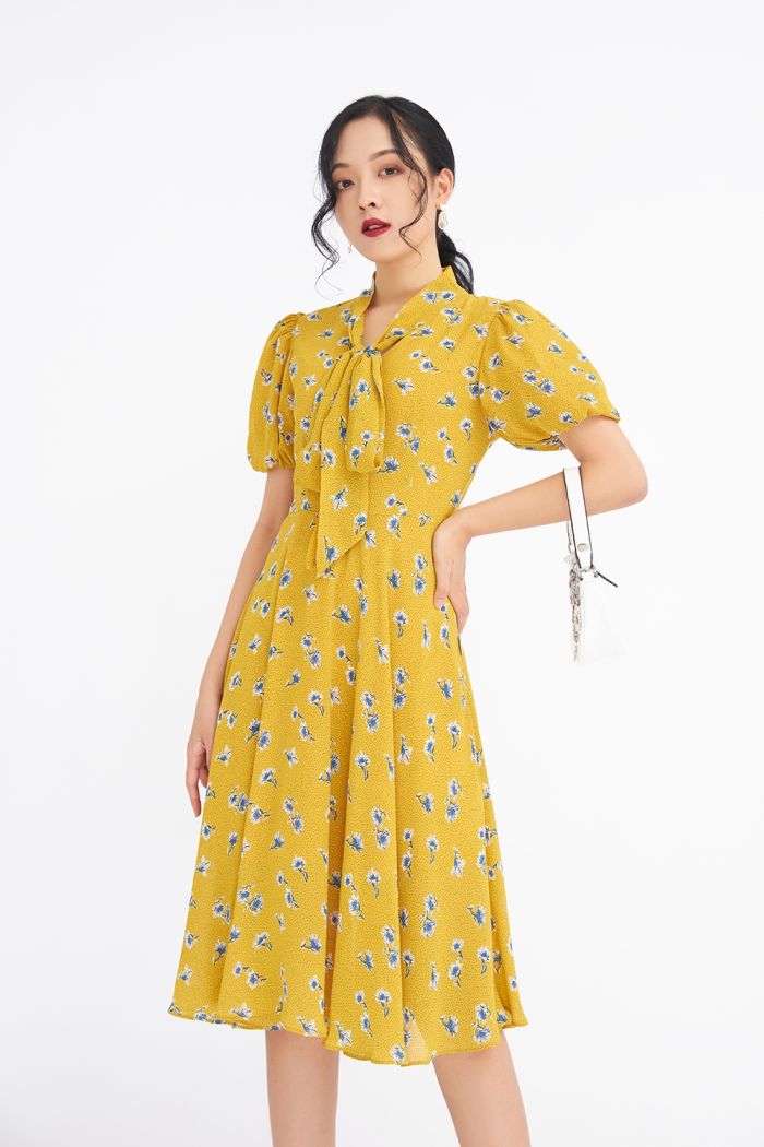 Tổng hợp Váy Hoa Nhí Cổ Bèo giá rẻ, bán chạy tháng 3/2024 - Mua Thông Minh