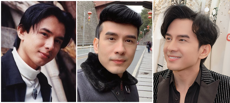 Đan Trường để kiểu tóc hai mái huyền thoại đến chúc mừng Nguyên Vũ Nam  Phong
