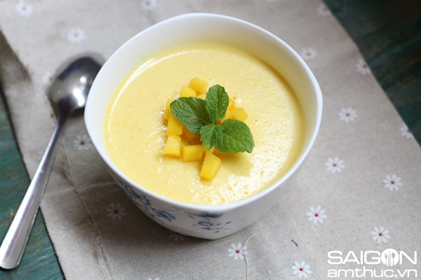 Công thức làm pudding xoài rất ngon mà cực đơn giản