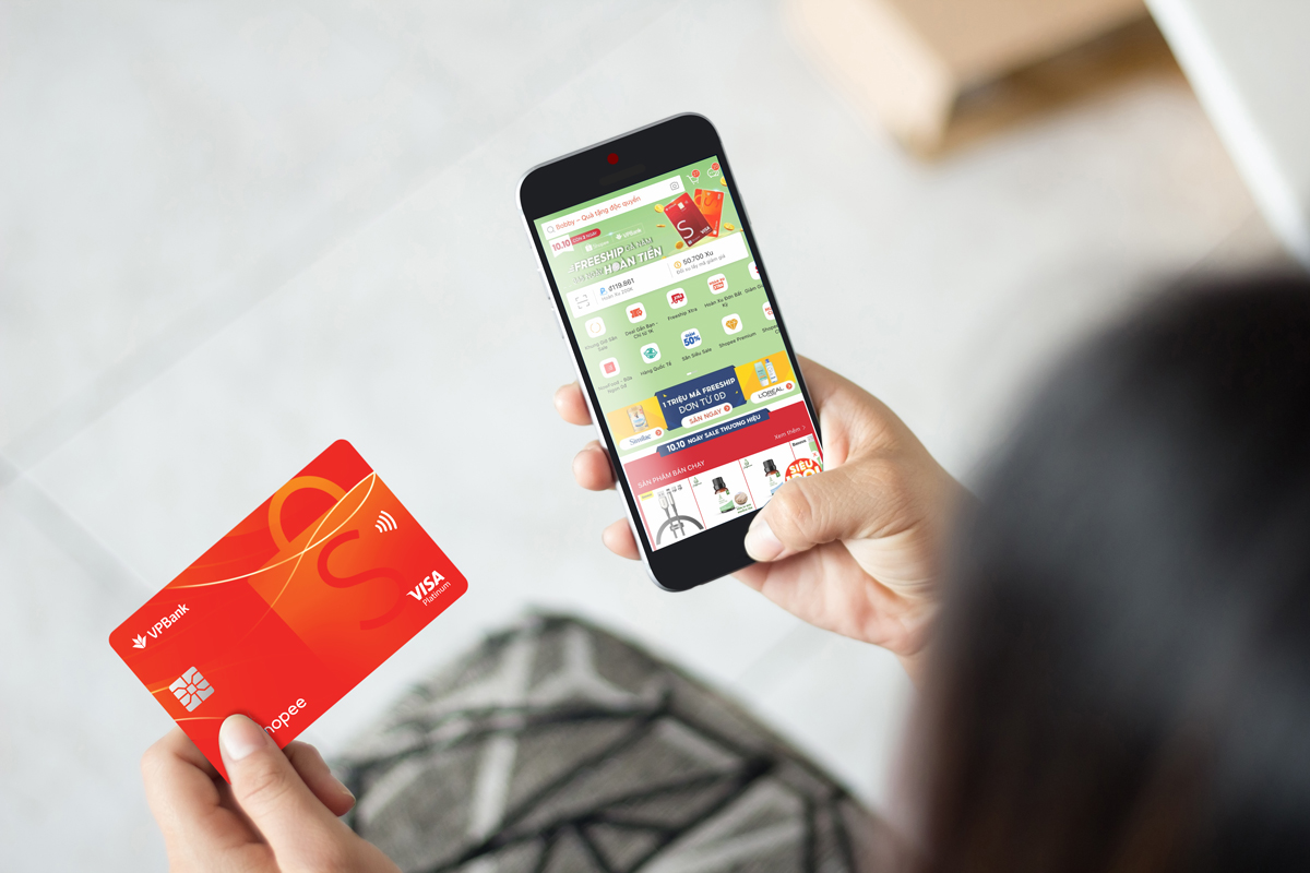 Mua sắm online vui hơn với thẻ VPBank-Shopee