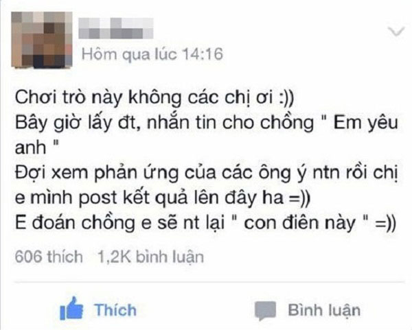 Khi các bà vợ nhắn tin ‘Em yêu anh’ và cái kết ‘phũ phàng’