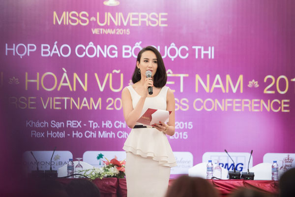 Linh Nga làm giám khảo Hoa hậu Hoàn vũ 2015 7