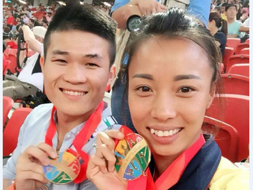 Chuyện tình của hai nhà vô địch SEA Games 2