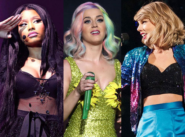 Katy Perry suddenly intervened in the fight between Nicki Minaj and Taylor Swift