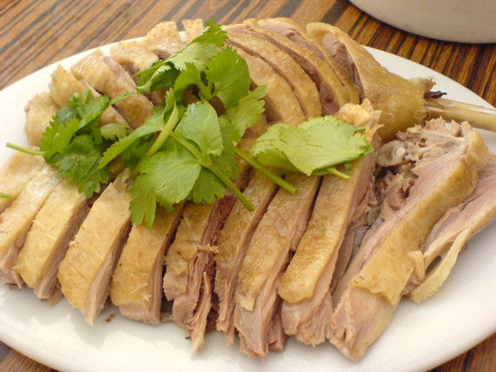 Clean and delicious duck meat