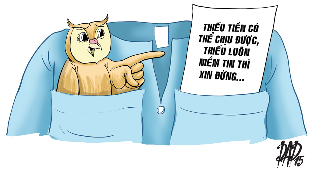 Tâm trạng... thiếu tiền