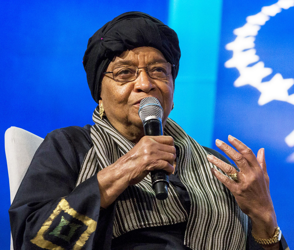 Ellen Johnson Sirleaf và Leymah Gbowee 1