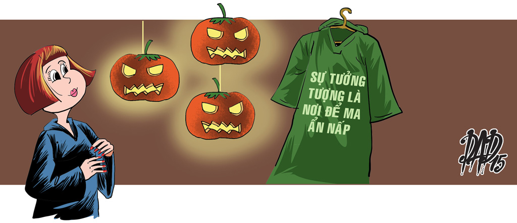 Chuyện con ma 'Halloweenvui vẻ'!