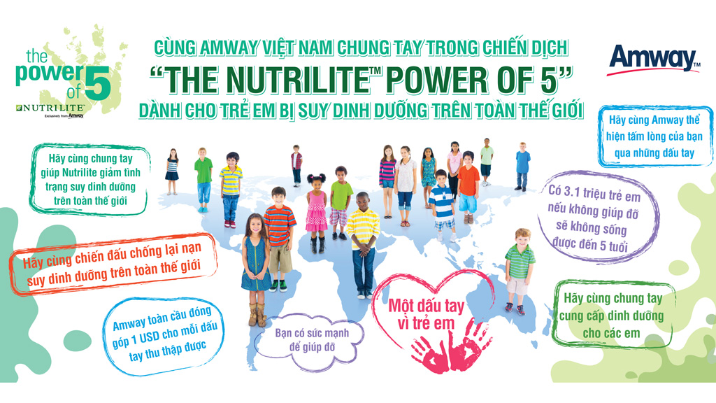 Nutrilite Power of 5 và cam kết của Amway Việt Nam