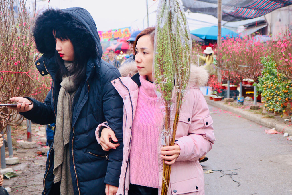 Cận Tết, chợ Quảng Bá tập nập người mua hoa6