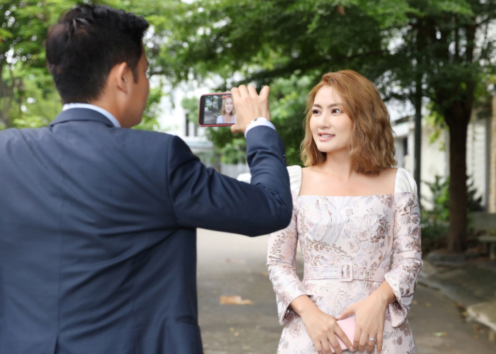 Huy Khánh phấn khích tái ngộ Ngọc Lan sau 'Luật trời'3