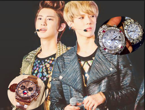 Chanyeol, Sehun bị cho là lợi dụng fan để kiếm … đồng hồ