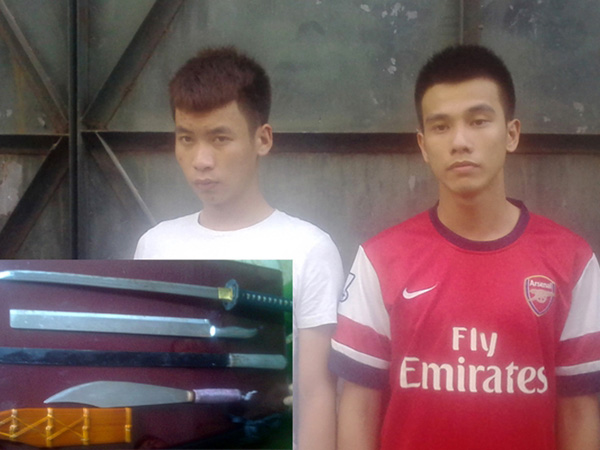 Nguyễn Đức Huy và Nguyễn Việt Anh bị bắt giữ ngay trong đêm 18.5 