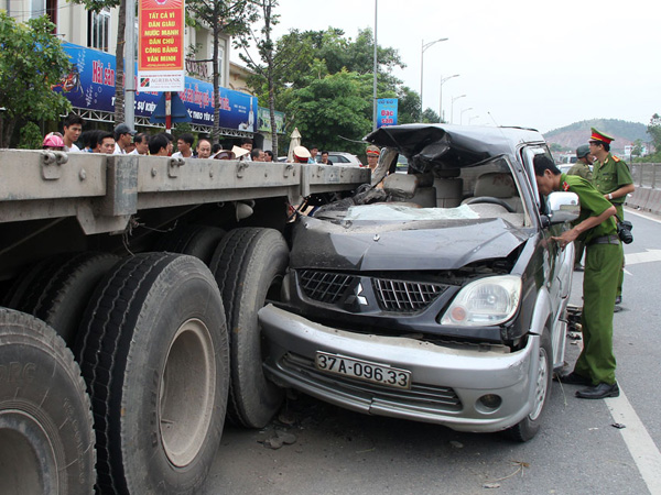 Hiện trường vụ tai nạn 