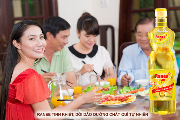 Dầu ăn Ranee tinh khiết, giàu dưỡng chất quý tự nhiên 