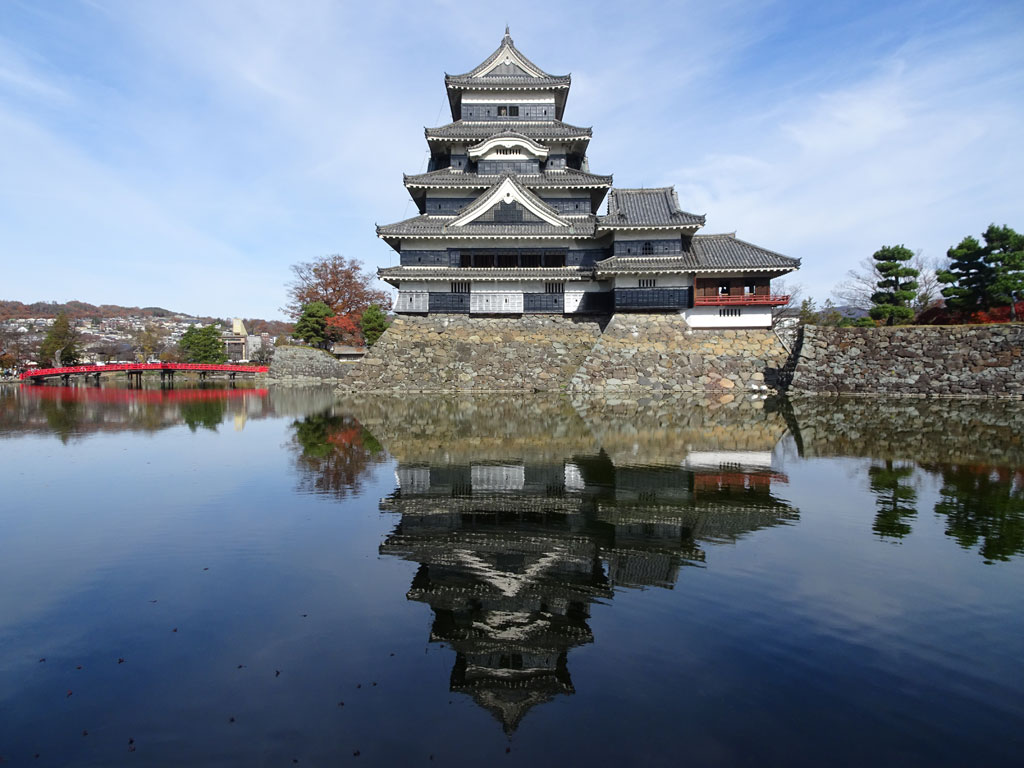 Thành cổ Matsumoto ở Nagano được phục dựng sau bao lần bị tàn phá - Ảnh: Ngô Minh Trí