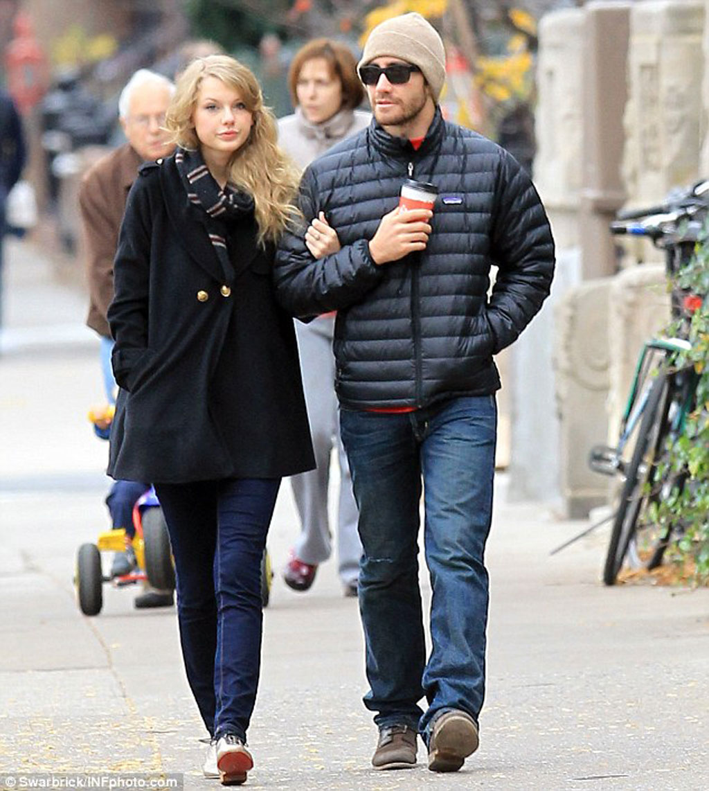 Taylor Swift và nam diễn viên Jake Gyllenhaal (ảnh chụp màn hình Dailymail