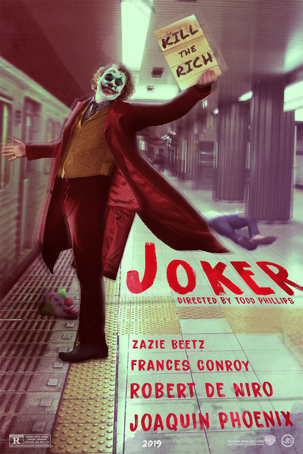 Joker là phim làm về quá khứ của gã hề cùng tên, kẻ thù của Người Dơi. Ảnh: Warner Bros. Pictures