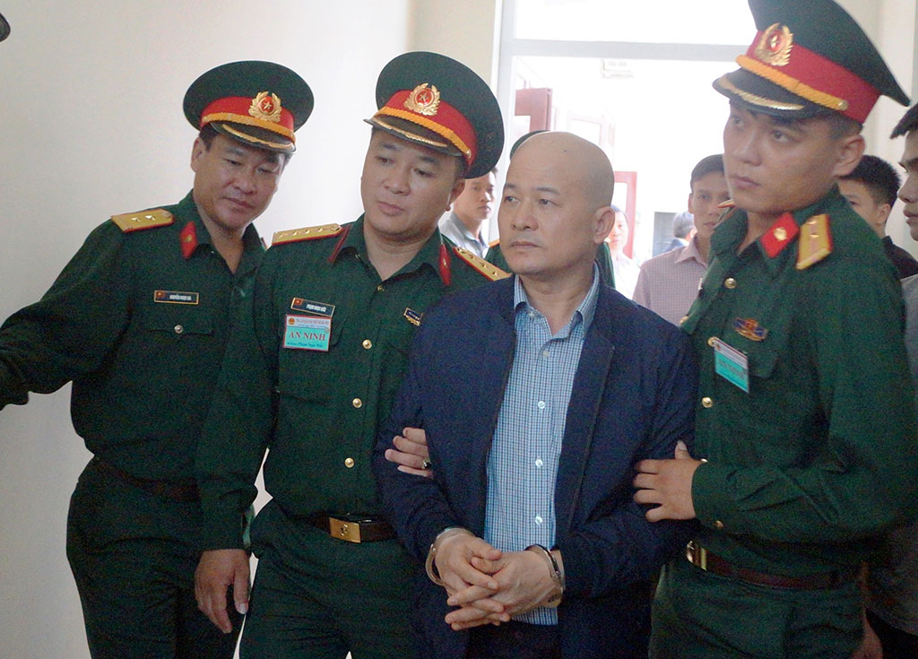 Út trọc tại phiên xét xử phúc thẩm cuối năm 2018 Ảnh: Đình Trường