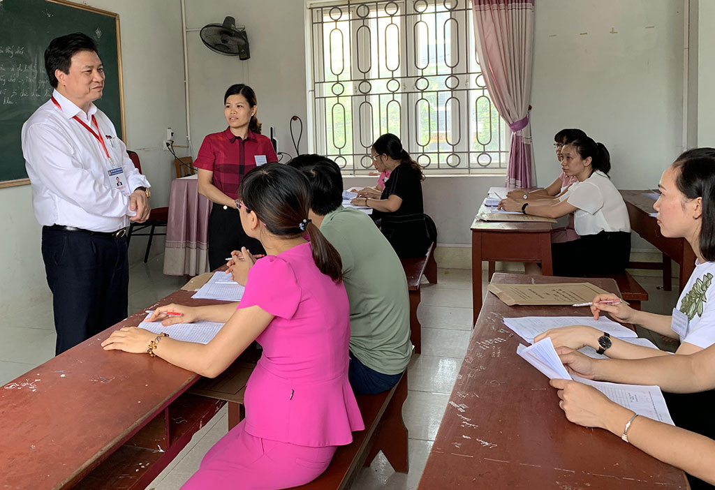 Lương mới của nhà giáo sẽ không thấp hơn mức lương hiện hưởng, dù không có phụ cấp thâm niên như hiện nay ẢNH: T.N