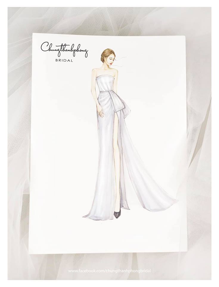 Tự tay thiết kế Vẽ váy cưới bằng bút chì đơn giản với kỹ thuật mới lạ