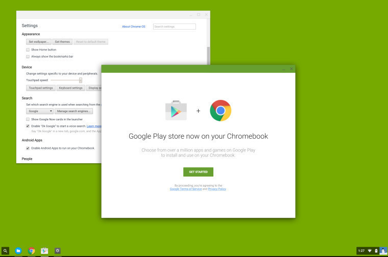 Google xác nhận Chrome OS sẽ dùng được ứng dụng Android Google xác nhận Chrome OS sẽ dùng được ứng dụng Android