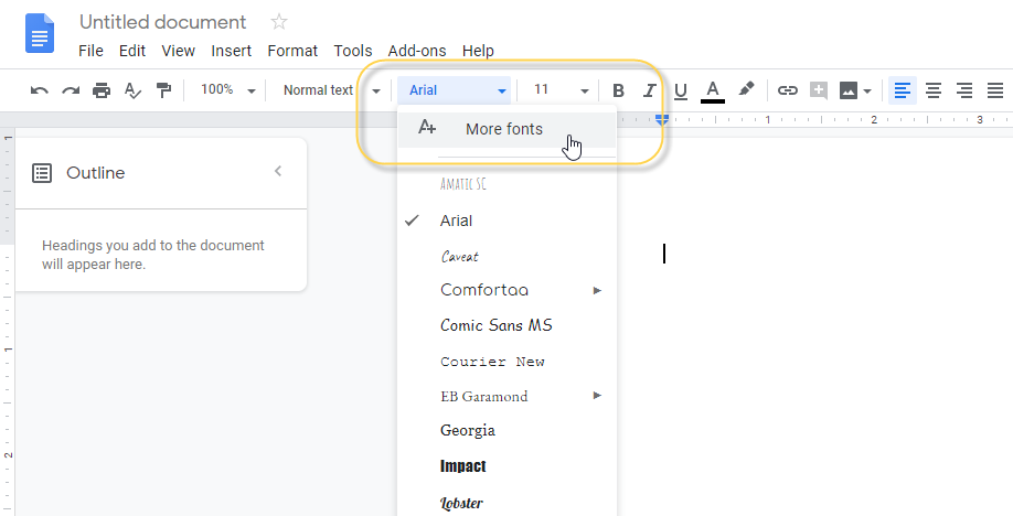 Thêm font chữ, Google Docs - Google Docs đang cung cấp những công cụ thiết kế tiên tiến hơn để đáp ứng nhu cầu của khách hàng. Bạn có thể thêm những font chữ mới nhất và sáng tạo vào sản phẩm của mình để tạo nên điểm nhấn độc đáo. Với Google Docs, bạn có thể tận dụng những công nghệ mới nhất, giúp sản phẩm của bạn đẹp hơn và thu hút nhiều khách hàng hơn.