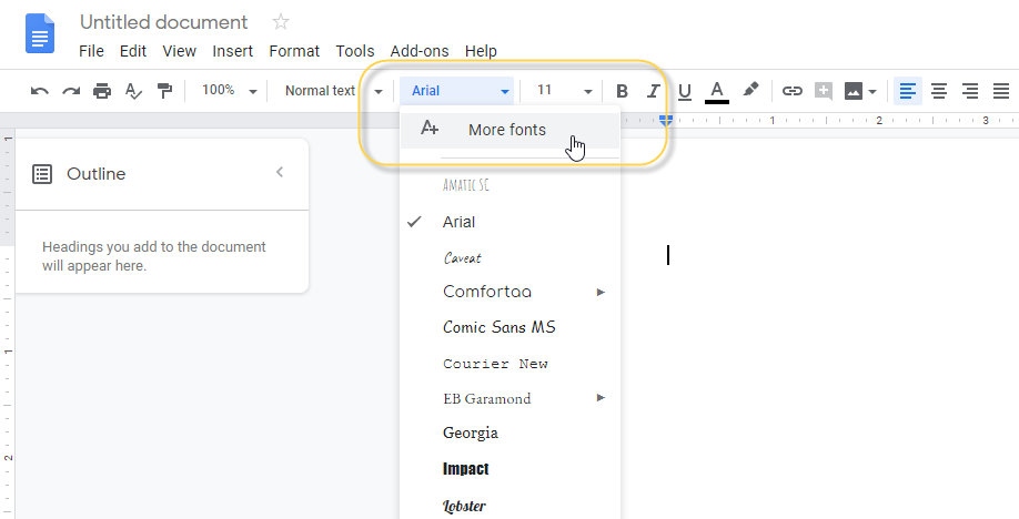 Thêm font chữ cho Google Docs: Tạo nên những tài liệu độc đáo và chuyên nghiệp với Google Docs bằng cách thêm font chữ của riêng bạn vào. Việc thêm font chữ sẽ giúp cho tài liệu của bạn độc đáo hơn và tạo nên một phong cách riêng. Bây giờ, bạn có thể trình bày ý tưởng của mình một cách chuyên nghiệp và thu hút sự chú ý từ độc giả của mình.