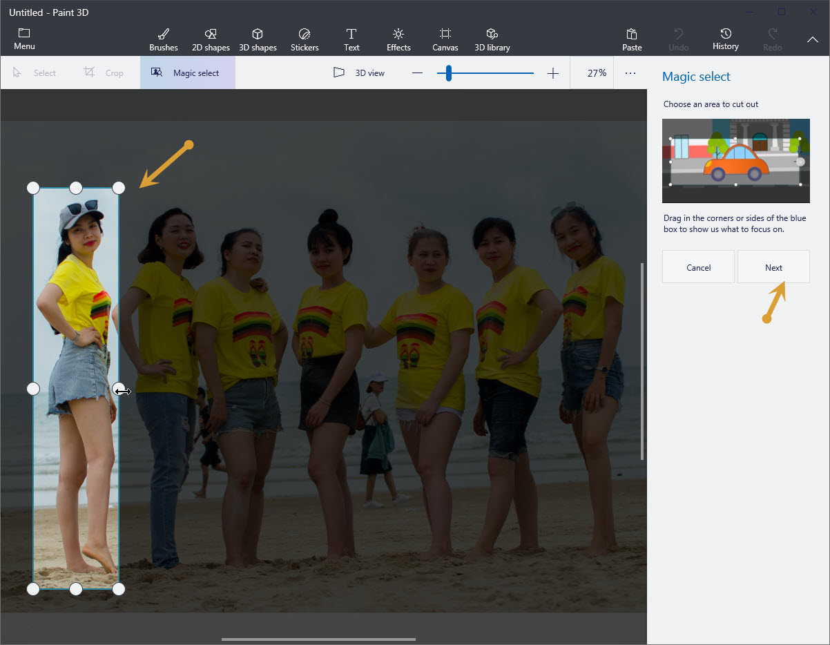 Thủ thuật tách ghép ảnh bằng Paint 3D của Windows 10