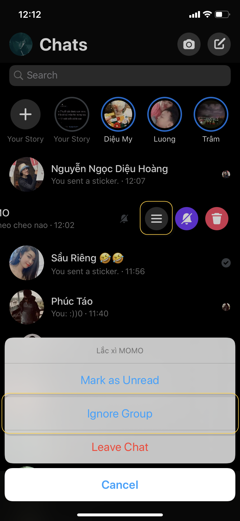 Thủ Thuật 'Âm Thầm' Tránh Khỏi Tin Nhắn Nhóm Từ Messenger