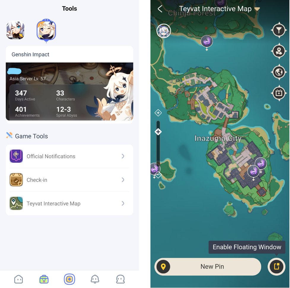 Công cụ chính chủ Mihoyo mở bản đồ Genshin Impact giúp bạn tìm kiếm đường đi nhanh chóng và dễ dàng hơn bao giờ hết. Tương tự, việc sử dụng các mod và phụ kiện hỗ trợ cũng đem lại nhiều lợi ích, giúp bạn có trải nghiệm chơi game tốt hơn và mượt mà hơn trên điện thoại và máy tính.