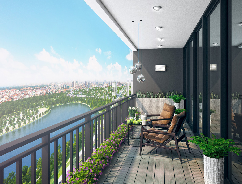Các căn hộ được thiết kế thông minh đón nắng và gió tự nhiên