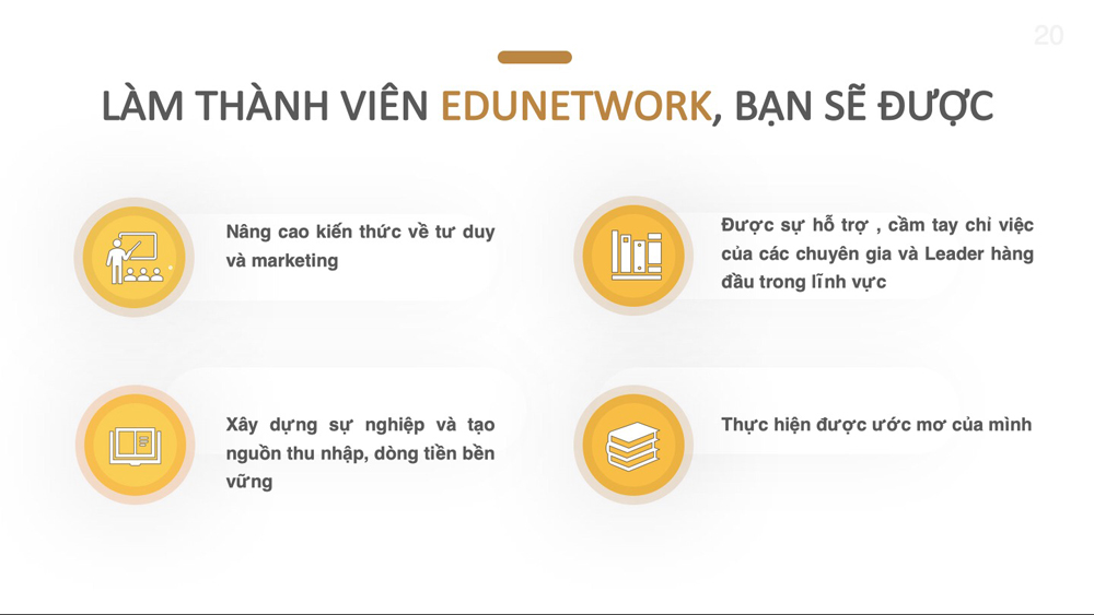 Edunetwork là dự án mang đến cho người dùng những khóa học online đầy bổ ích