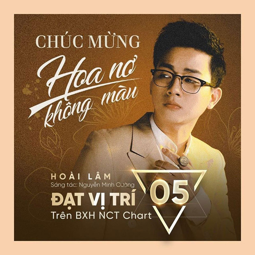 Sản phẩm âm nhạc đánh dấu sự tái xuất của Hoài Lâm nhanh chóng lên vị trí top 5 BXH nhạc Việt được nghe nhiều nhất trên NhacCuaTui