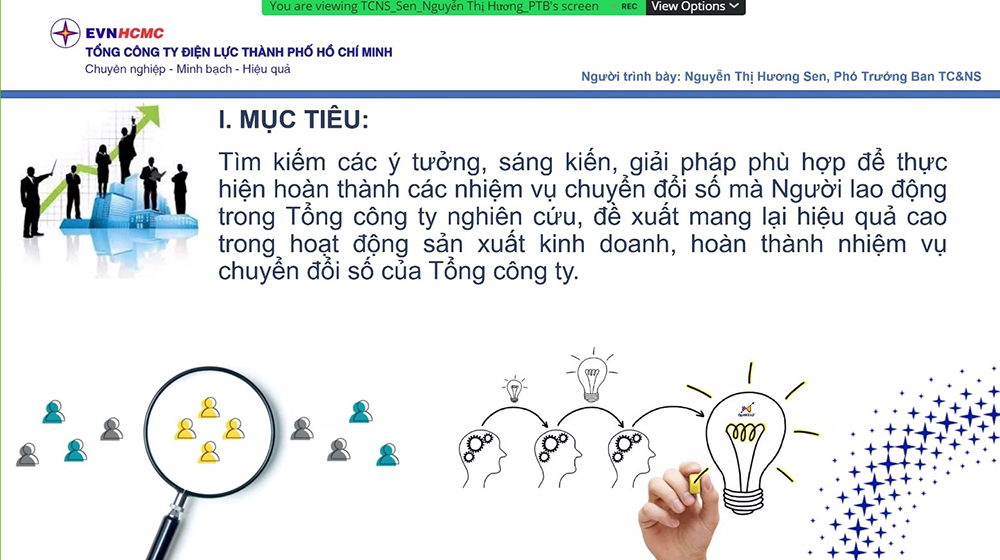 EVNHCMC phát động phong trào thi đua sáng kiến chuyển đổi số tại Hội thảo “Kiến trúc doanh nghiệp và kinh nghiệm chuyển đổi số”