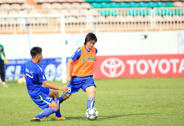 Tuyển thủ U.23 được HAGL mượn từ hạng Nhì chuẩn bị ra mắt V-League - ảnh 9