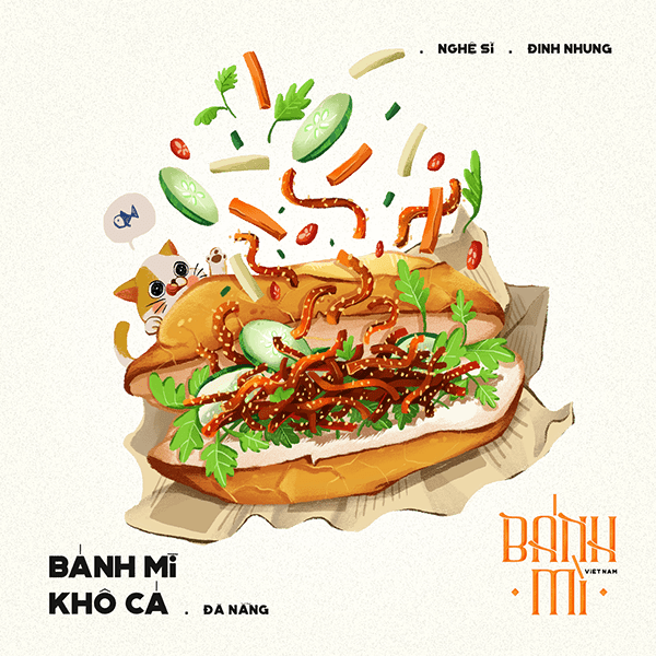 Loạt tranh vẽ bánh mì làm nức lòng dân mạng giữa mùa dịch Covid-19