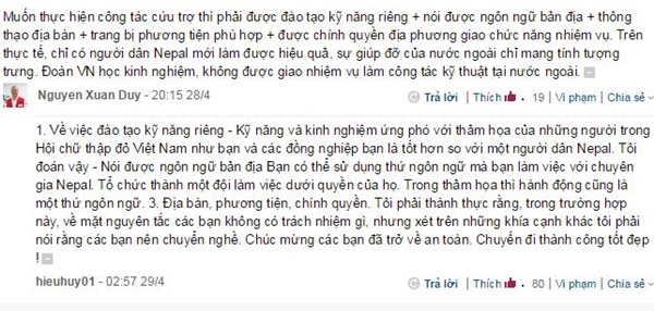 Tranh cãi không dứt vụ nhóm Hội chữ thập đỏ VN rời Nepal sau động đất - ảnh 5