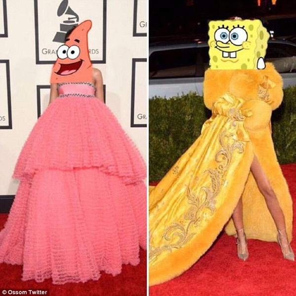 Rihanna, Sarah Jessica Parker bị chế ảnh tưng bừng vì chơi trội ở Met Gala  - ảnh 16