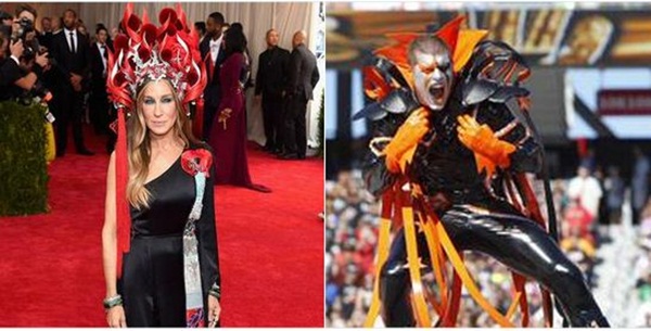 Rihanna, Sarah Jessica Parker bị chế ảnh tưng bừng vì chơi trội ở Met Gala  - ảnh 22