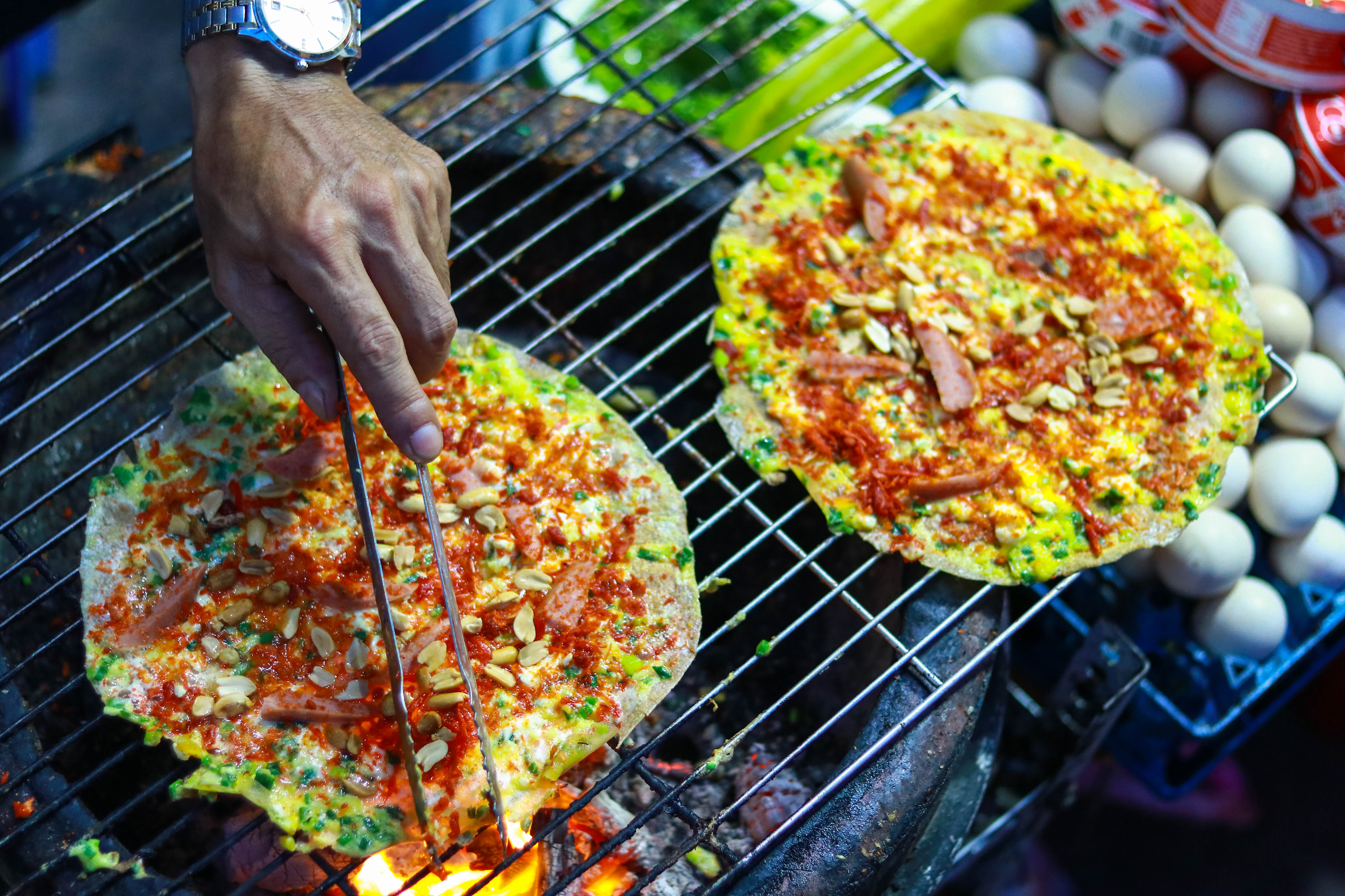 Bánh tráng nướng- ăn vặt Đà Lạt