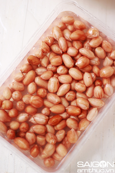 Chè bí đỏ đậu phộng thơm bùi ngon tuyệt