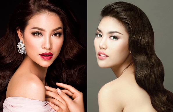 Phạm Hương - Lan Khuê làm vedette show thời trang - ảnh 1