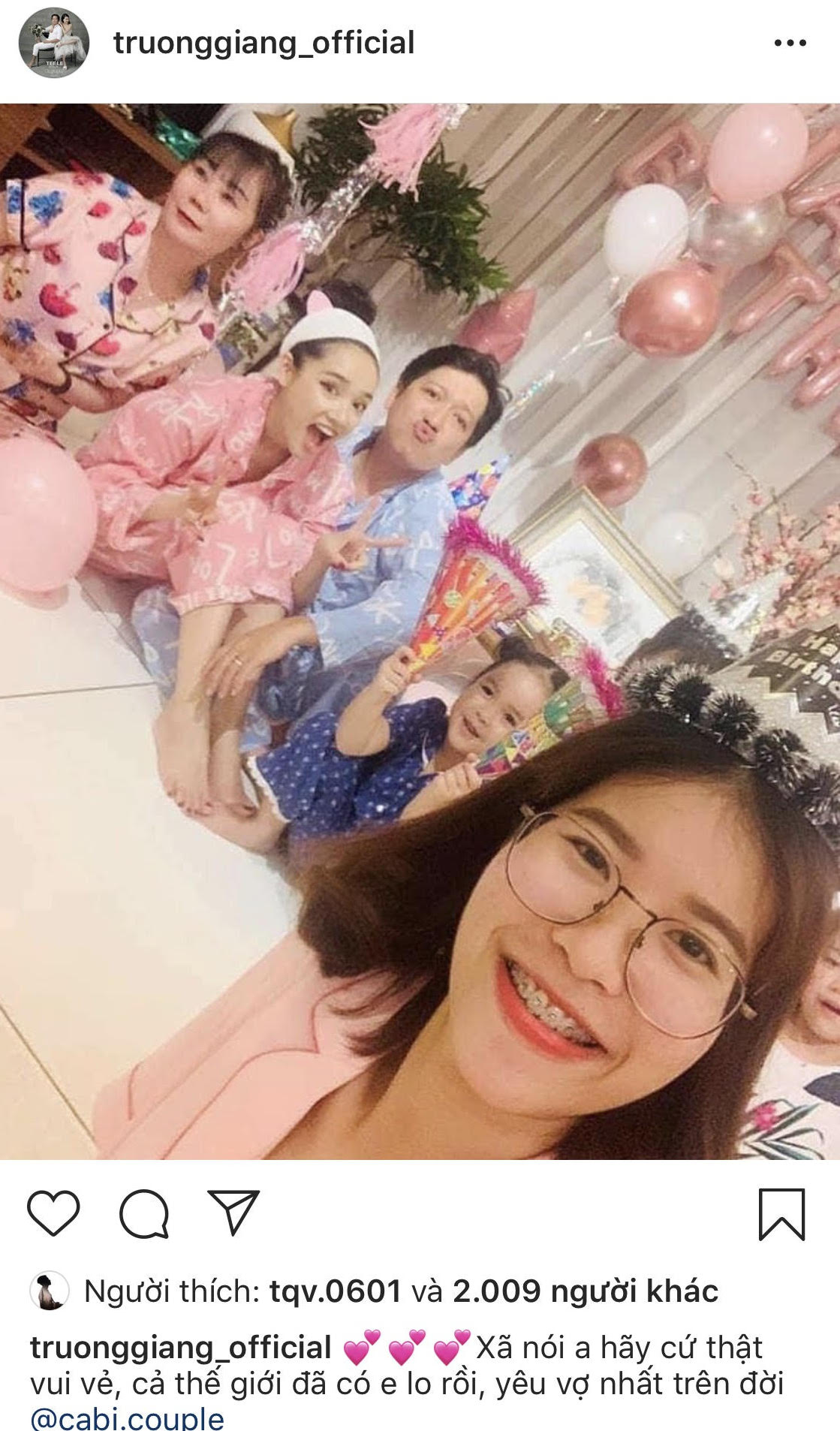Thành Đạt  Hải Băng làm sinh nhật như tiệc cưới cho con trai thứ 4 Trường  Giang một mình tới dự