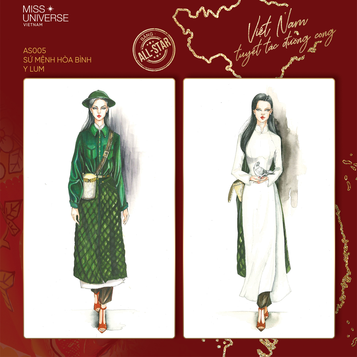 Trang phục dân tộc Khánh Vân thiết kế mang đến cho người mặc sự trang trọng, sang trọng và cổ kính đầy lịch sự. Hãy xem bức hình liên quan để khám phá thêm sự đa dạng và phong phú trong các bộ đồ dân tộc.