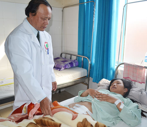 Chị Xuân sau ca phẫu thuật