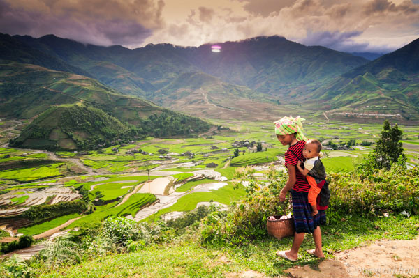 Tây Bắc mùa nước đổ - Kỳ 2: Ngắm ruộng bậc thang ở Yên Bái - ảnh 13