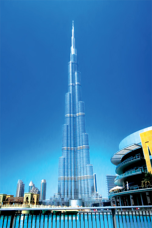 Tòa tháp Burj Khalifa cao nhất thế giới ở Dubai - Ảnh: Đoàn Xuân Hải 