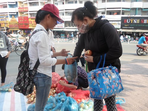 Bạn trẻ Sài Gòn 'giải cứu hành tây' giúp nông dân Lâm Đồng - ảnh 8